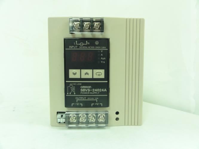 Omron S8VS-24024A; Power Supply 100-240V; 3.8A; 50/60Hz