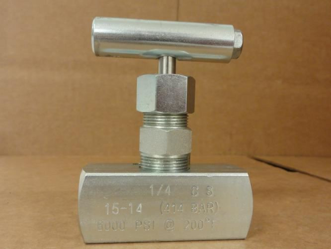 KF Industries 15-14; Needle Valve; 1/4"NPT; 6000PSI; 414bar