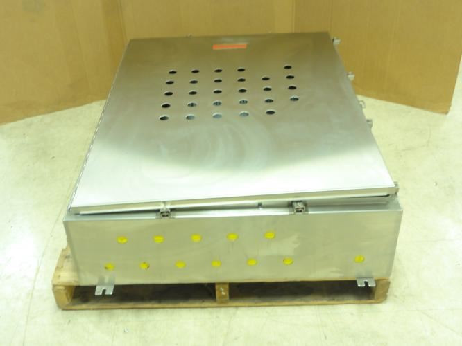 Hoffman A48H3610SS6LP; Stainless Steel Enclosure 48"X36"X10"