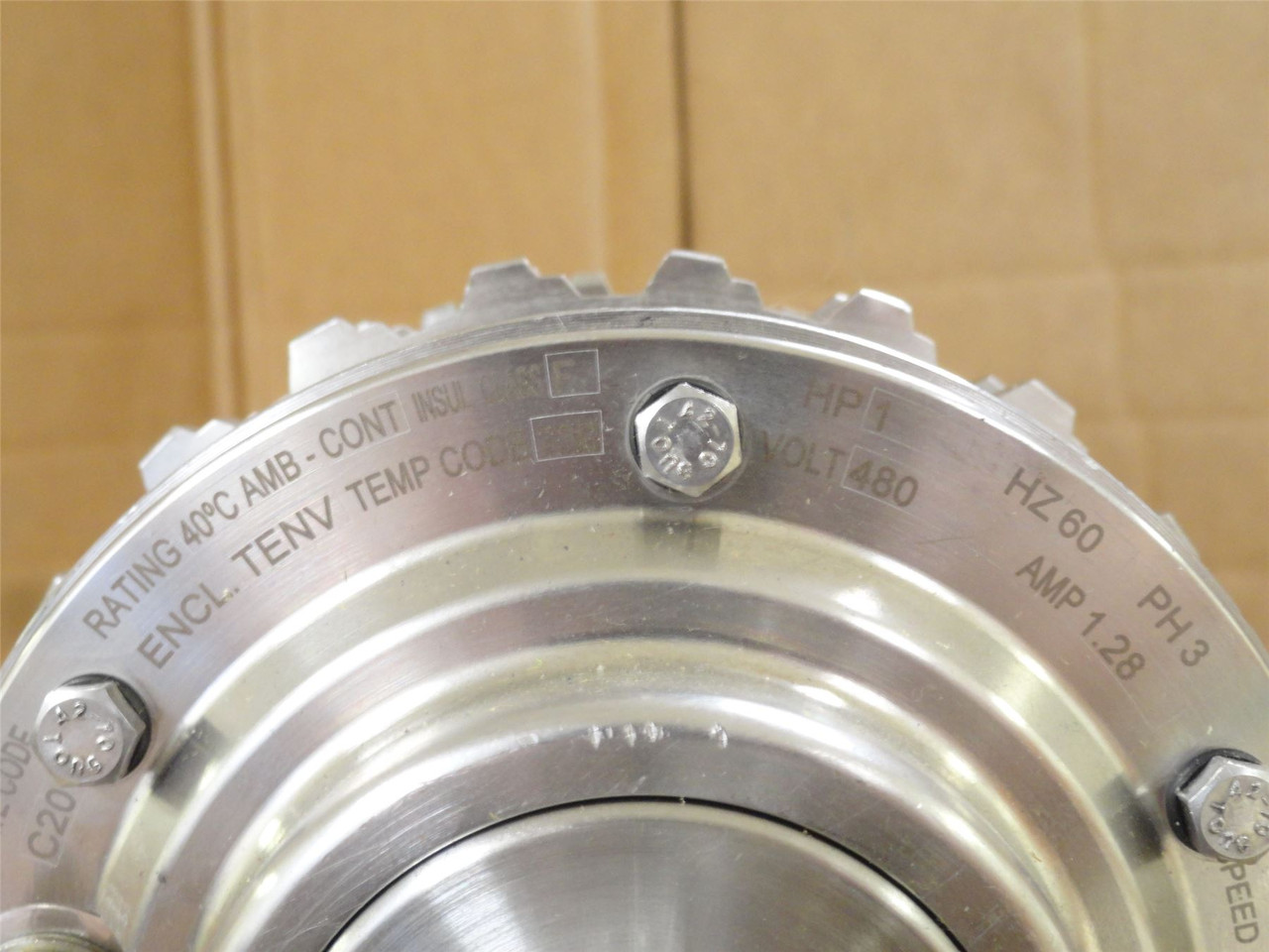 VanderGraaf TM127A30-410NB-TBCW-B; Drum Motor 13" Belt Width