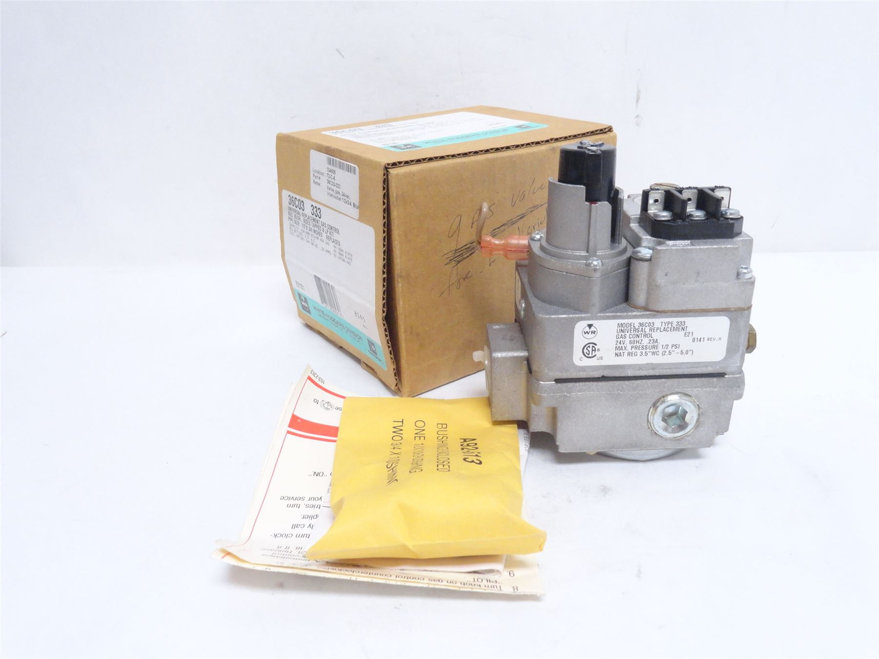 White-Rodgers 36003-333; Fast Opening Gas Valve 230;000BTU/HR