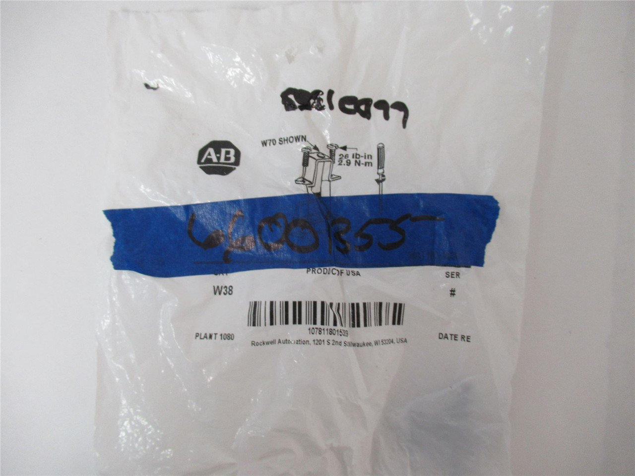 Allen-Bradley W38; Overload Heater Element
