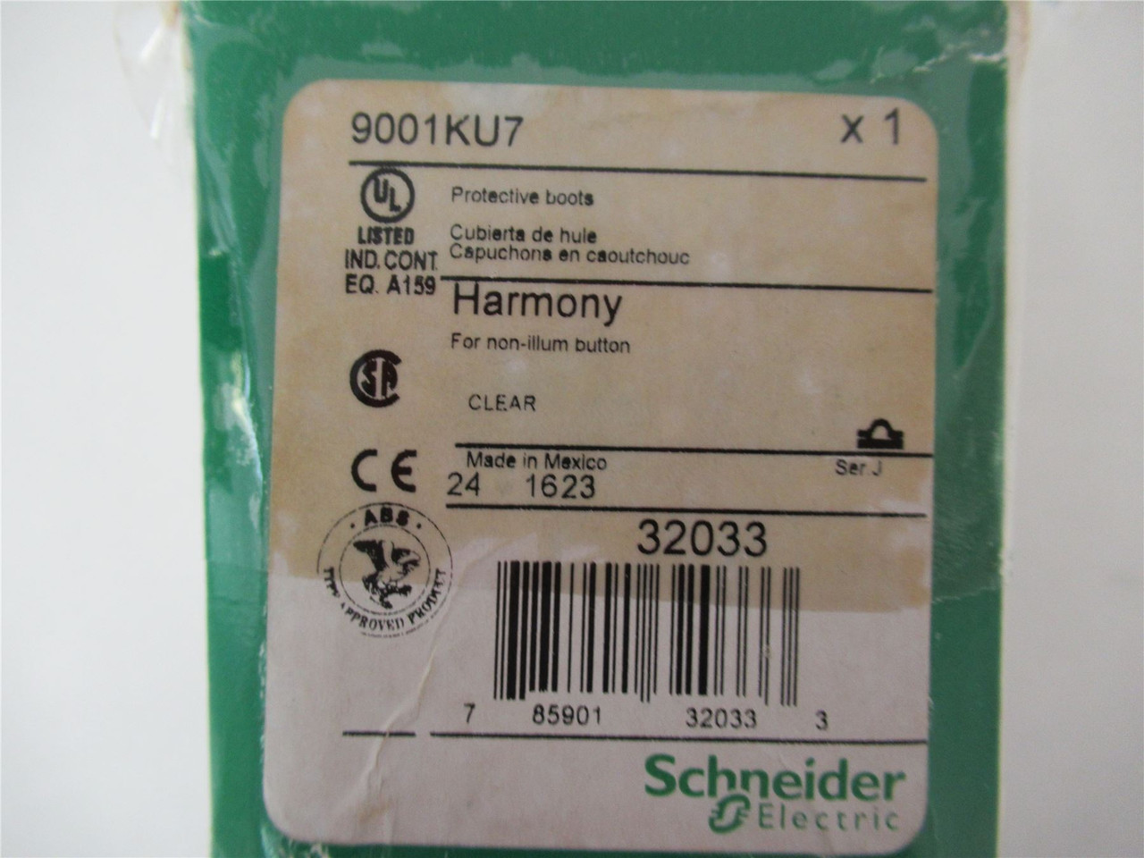 Schneider 9001KU7; Protective Boot 30mm Clear