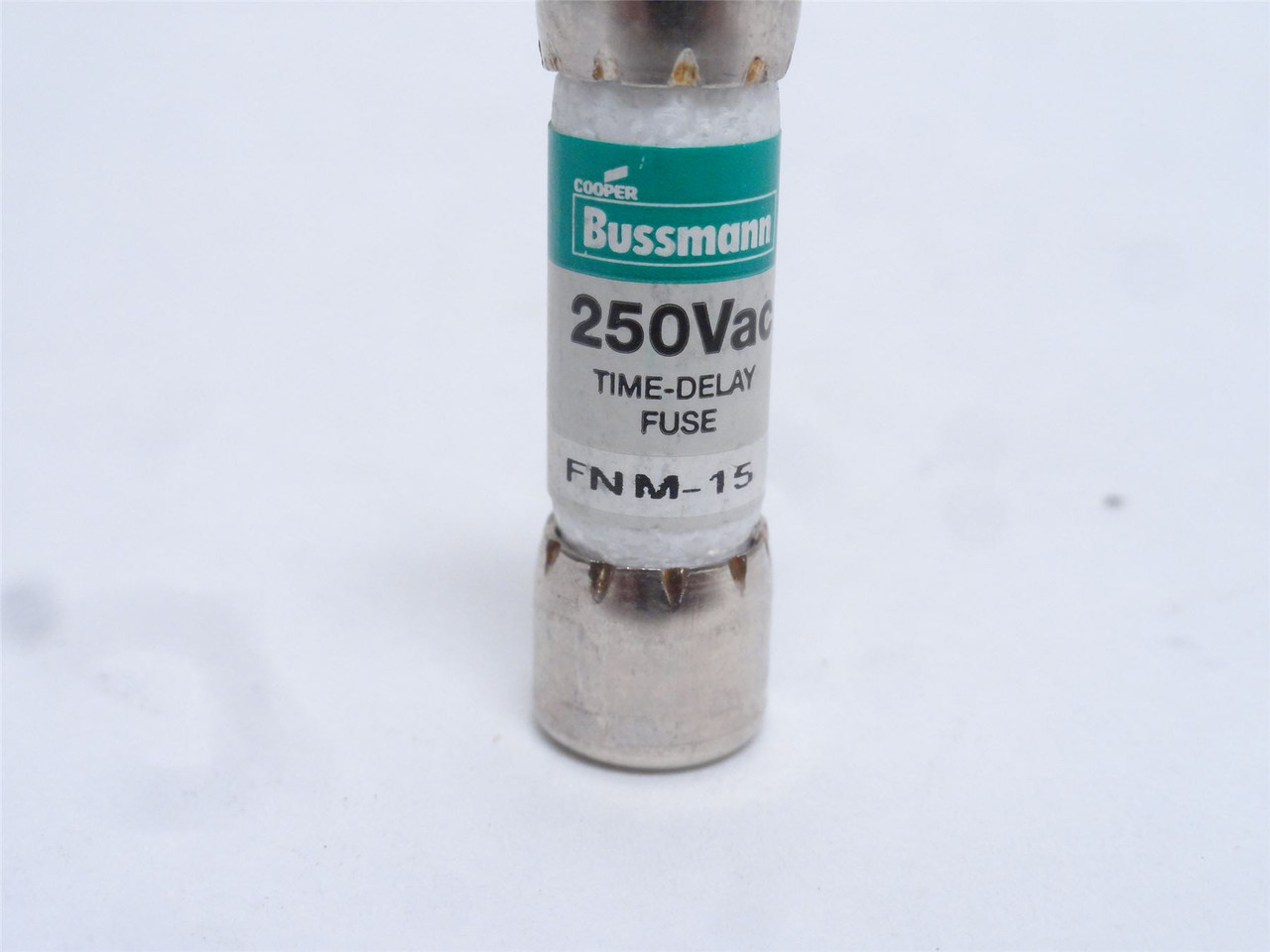 Bussmann FNM-15; Time Delay Fuse; 15A; 250VAC