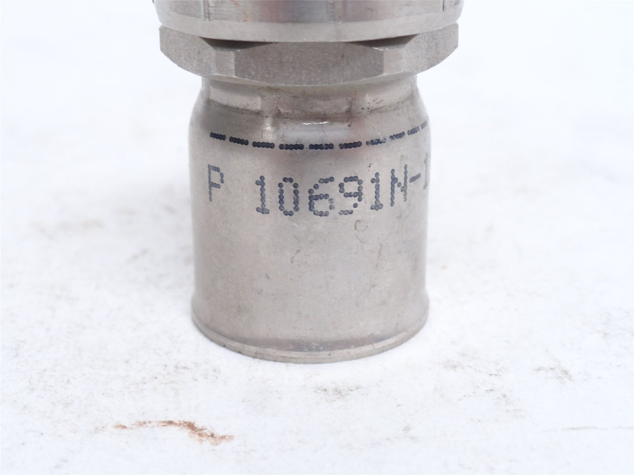 Parker 10691N-12-12C; PTFE Crimp Fitting; 5/8" Tube; 3/4 JIC