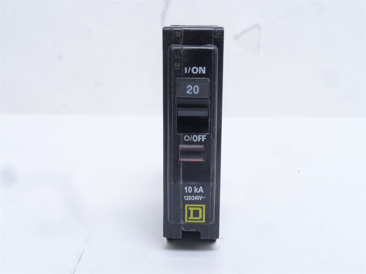 Square D QO120; Mini-Circuit Breaker; 20A; 1P; 120/240VAC