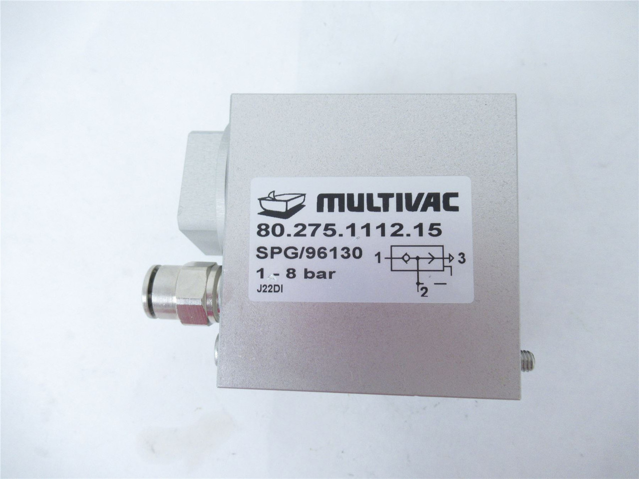 Multivac 80.275.1112.15; Quick Exhaust Valve SPG/96130; 8BAR