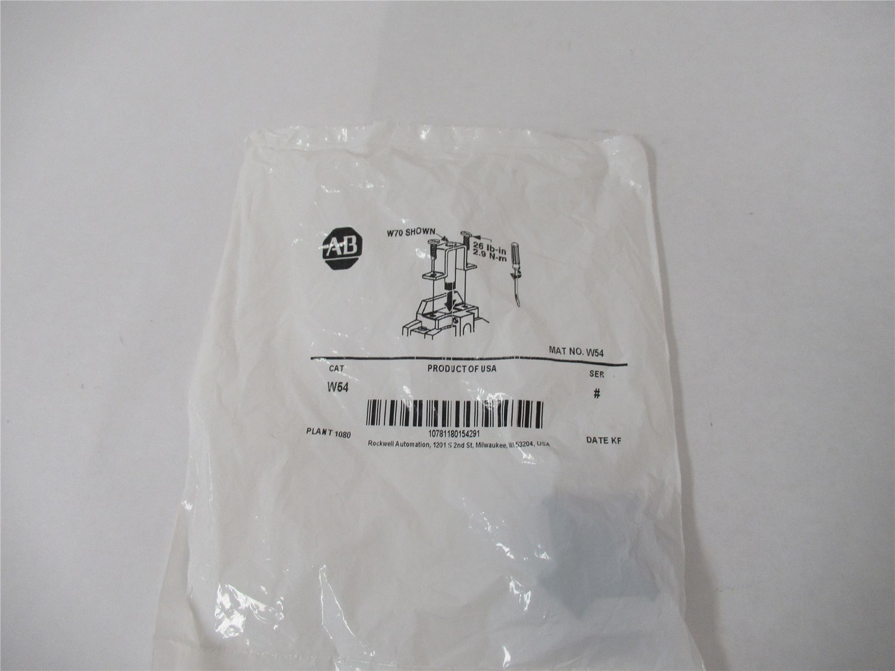 Allen-Bradley W64; Overload Heater Element