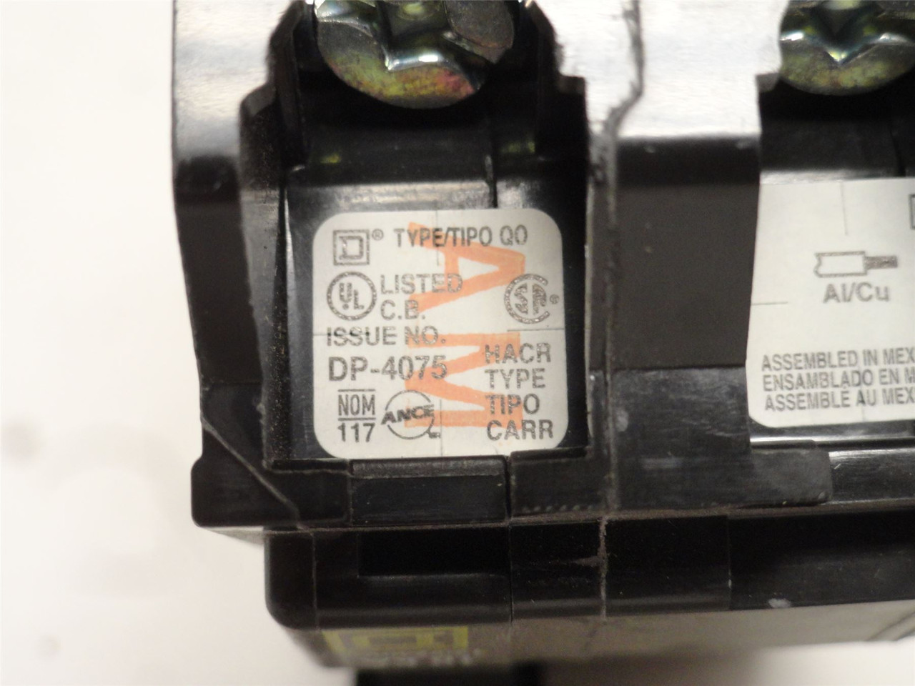 Square D QO225; Circuit Breaker; 25A; 2-Pole; 120/240VAC