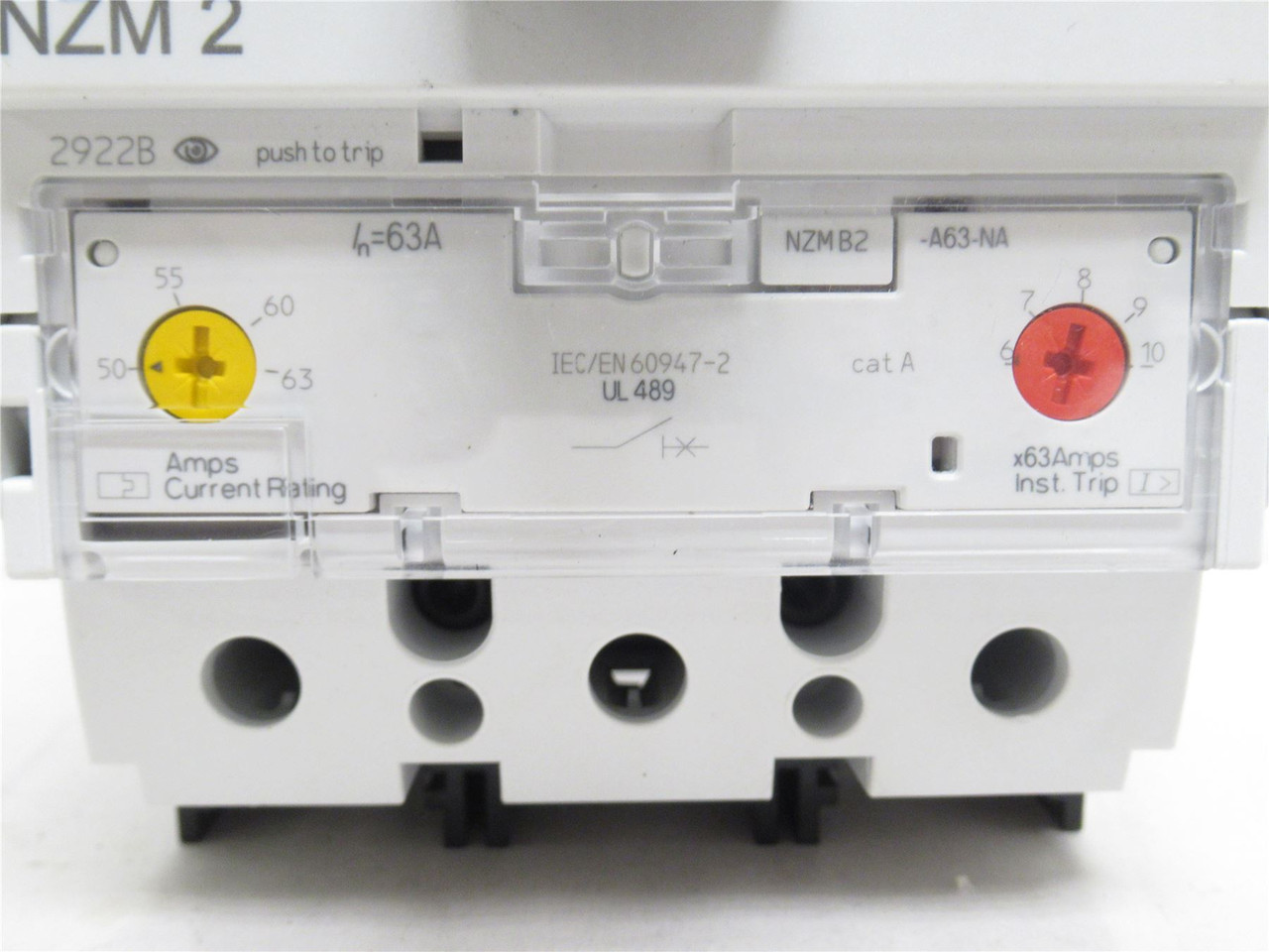 Eaton NZMN2-A63-NA; Circuit Breaker; 50- 63A (cracked fin)