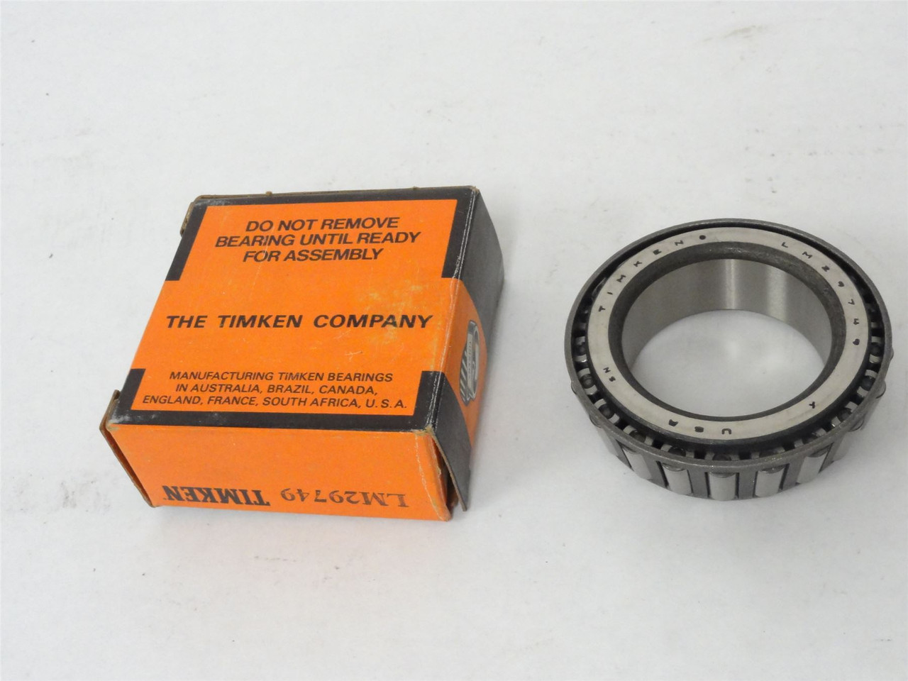 Timken LM29749; Roller Bearing Cone; 1-1/2"ID; 0.72" W