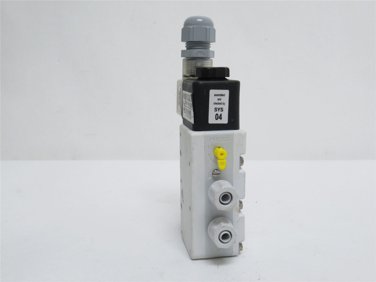 Aventics R987050420; Solenoid Valve 10BAR; 24VAC/DC; 3/8" Tube