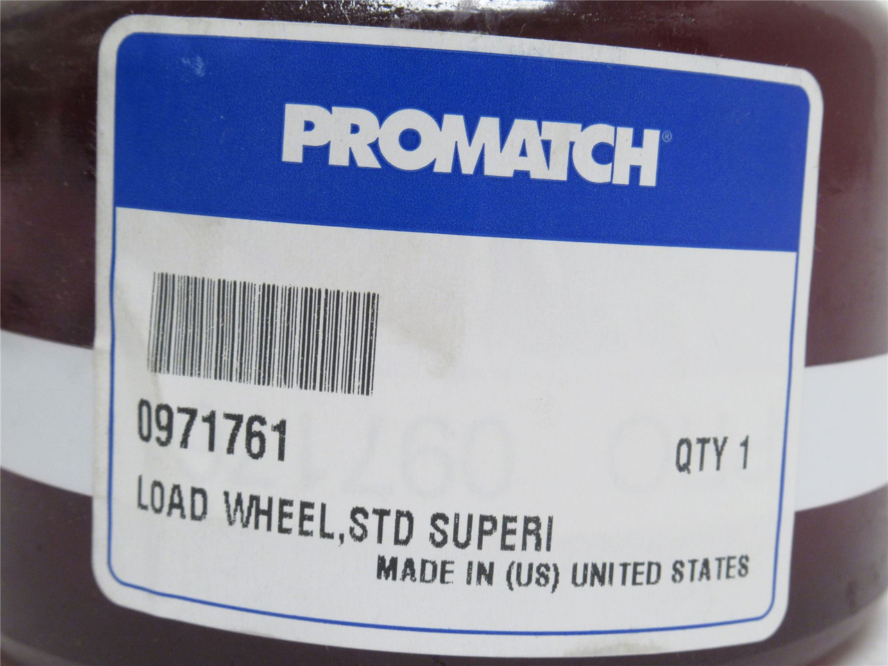 ProMatch 971761; Load Wheel# A000022055; 4"OD x 1.937"ID