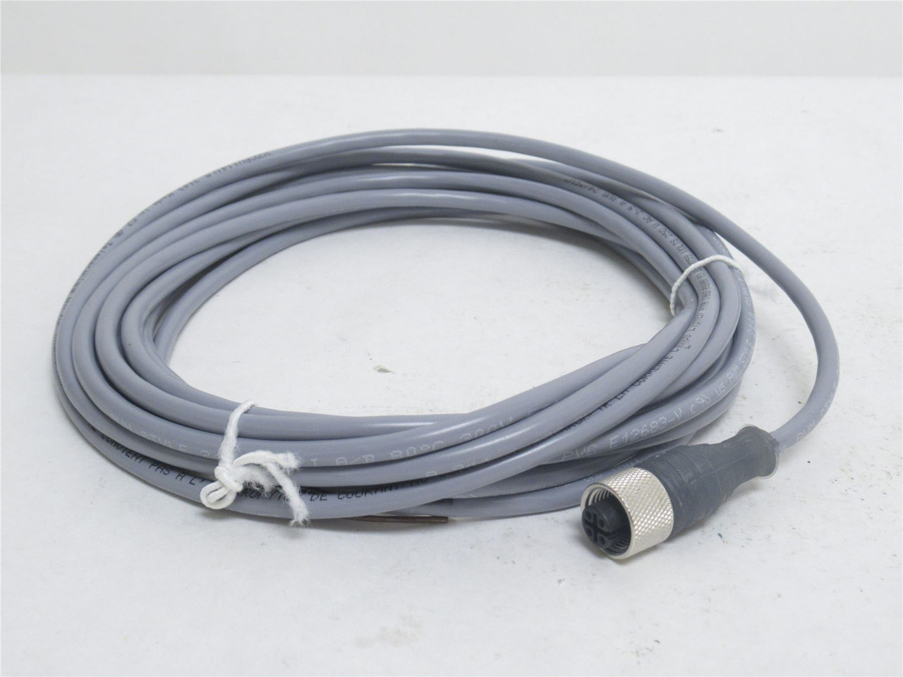 Telemecanique XZCPV1141L5; Straight Female Cordset; M12; 5m W