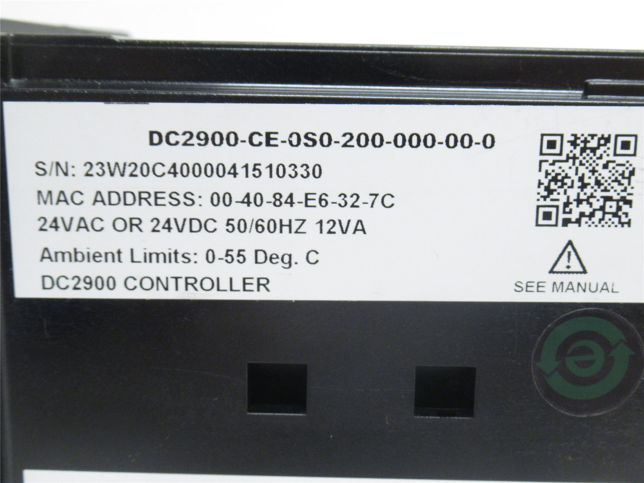 Honeywell DC2900-CE-0S0-200-000-00-0; Digital Temp Controller