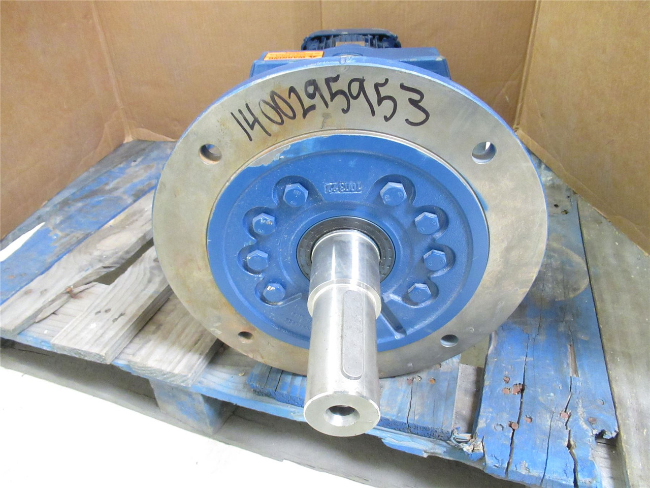 SEW RF87 DRN90L4/DH; AC Gearmotor; 82:1 Ratio; 2HP; 230/460V