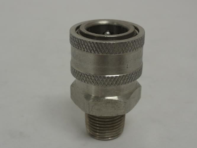 MFG- SST-3M; Hydraulic Coupler Body; SS-303; Size: 3/8" MNPT