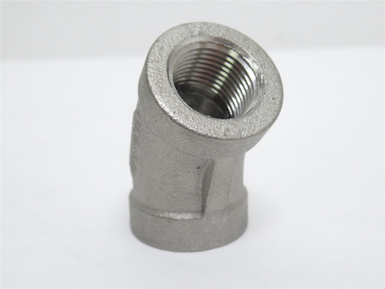 Industry-Std 1LTB4; Lot-2 Pipe Elbows; 45Deg; SS-304; 3/8NPT