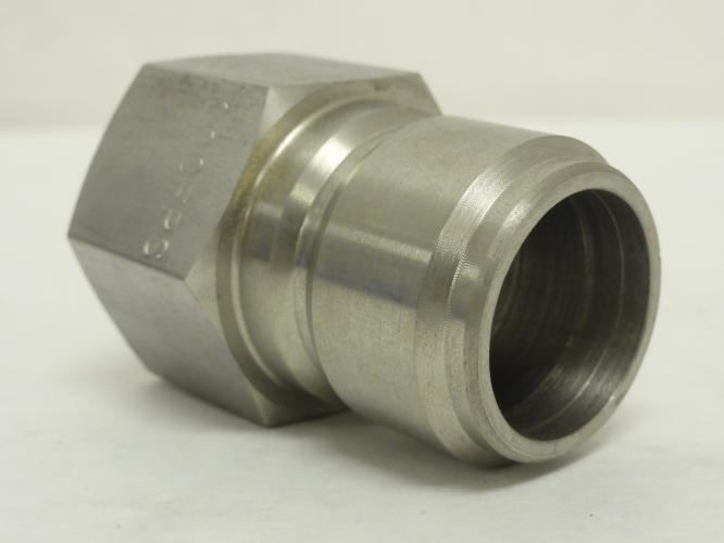 Foster 1QQFPS; Hydraulic Hose Coupler; SS; 1" FNPT