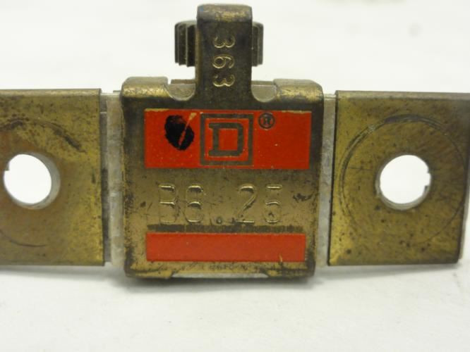 Square D B6.25; Overload Thermal Unit; 3.98-4.89A