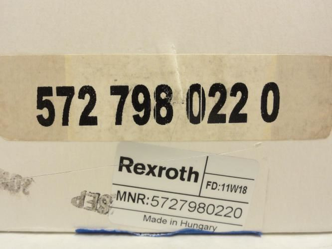 Rexroth 5727980220; Solenoid Vavlve Assy; 3/8" Tube;Coil: 24VDC