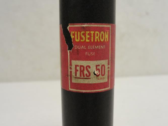 Fusetron FRS 50; Fuse-Tron Dual Element Time Delay Fuse 50A