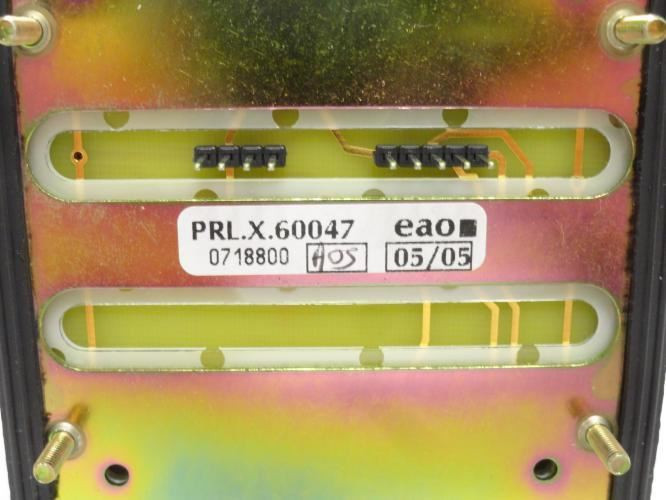 eao PRL.X.60047; Analog Keypad Assy; W/Hardware