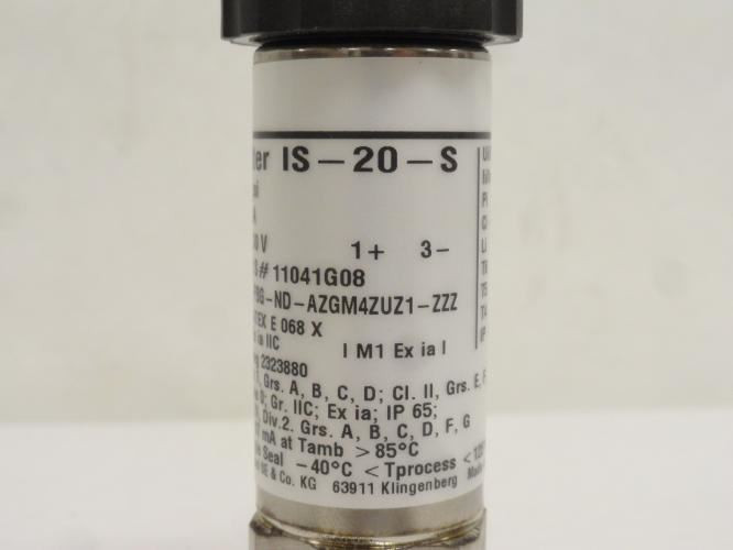 Wika IS-20-S-PBG-ND-AZGM4ZUZ1-ZZZ; Press. Transmitter 0-160psi