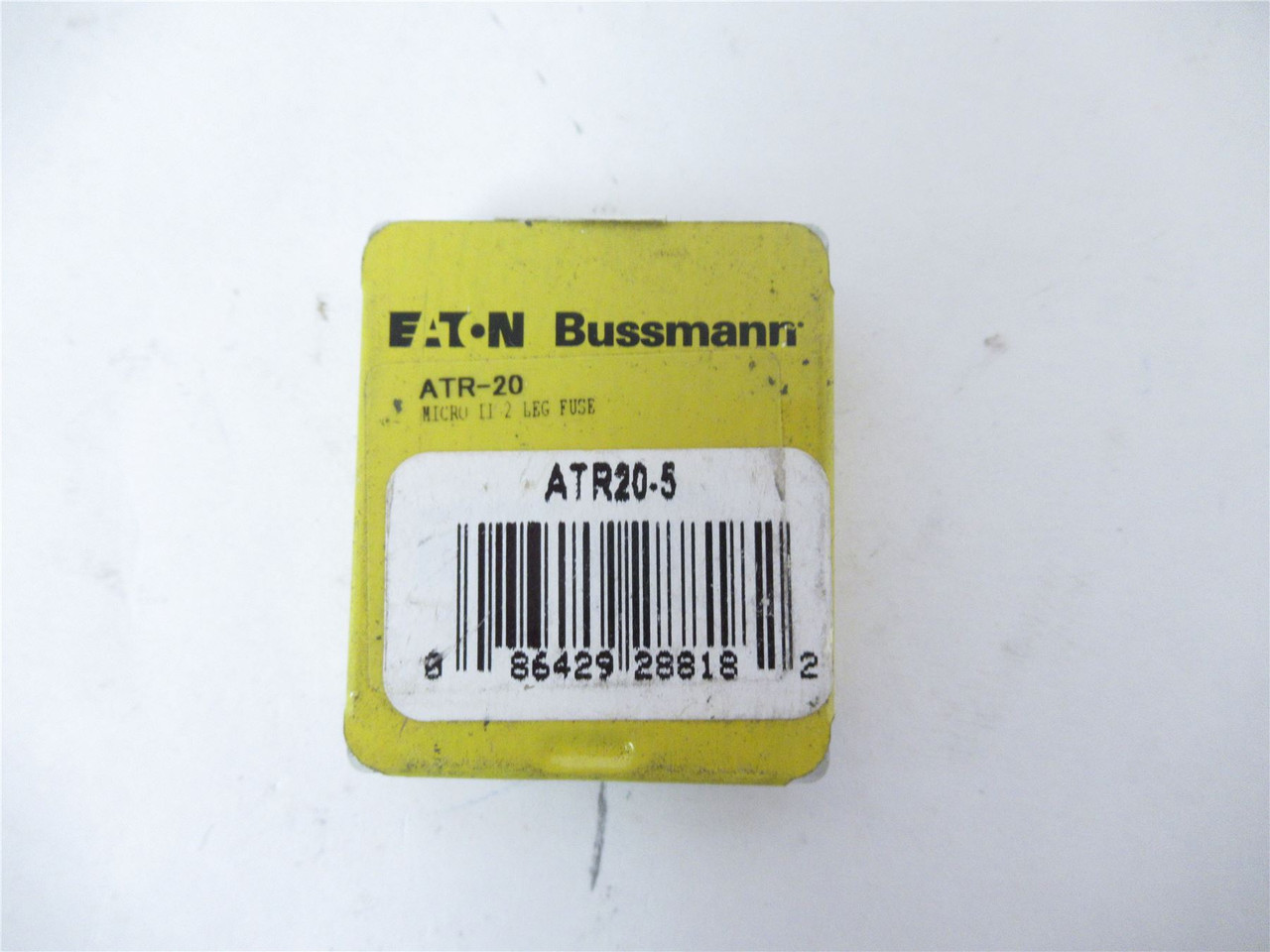 Bussmann ATR-20; Lot-4 Micro Fuse Blade 20A 5 Blades Per Pack