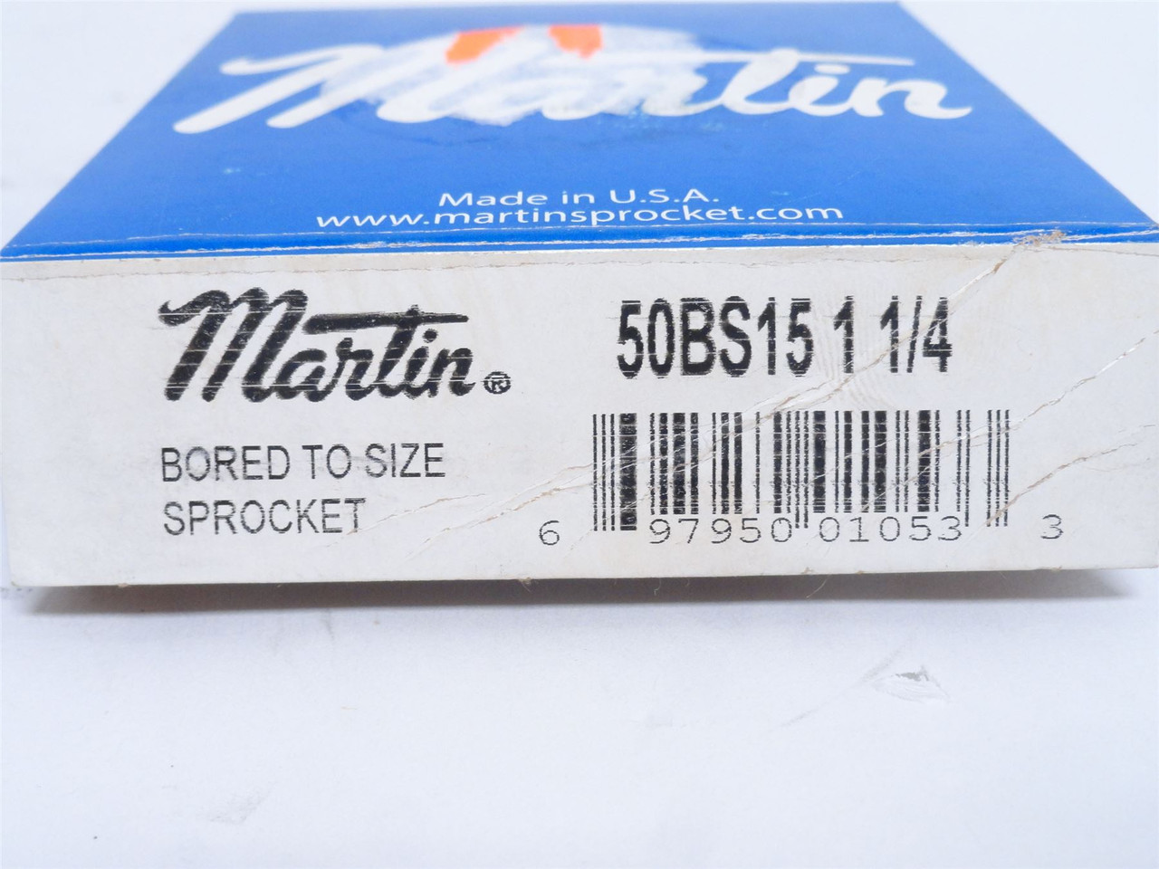 Martin 50BS15-1-1/4; Sprocket #50; 15-Teeth; 1-1/4"ID