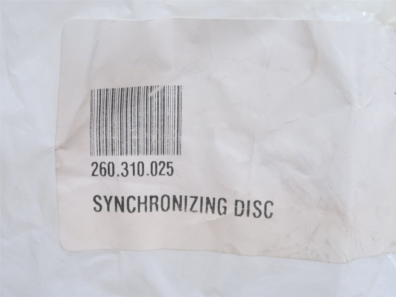 Vemag 260.310.025; Synchronizing Disk 20mmID x 30mm Belt Width