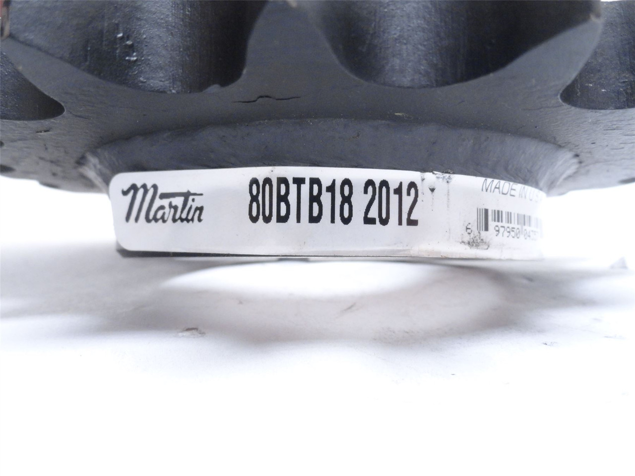 Martin 80BTB18-2012; Bushed Sprocket #80; 18-Teeth