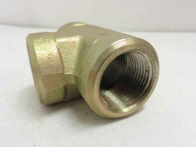 Parker 16-16-16 FT; Female Tee Fitting 1 NPT x 1 NPT x 1 NPT