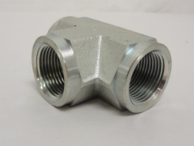 Brennan 5605-16-16-16; Hydraulic Tee Fitting; 1 x 1 x 1 FNPT