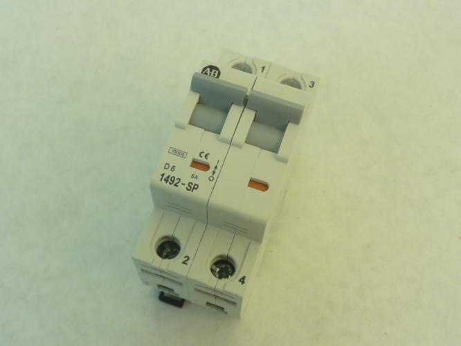 Allen-Bradley 1492-SP2D060; CIrcuit Breaker; 6A; 2-Pole