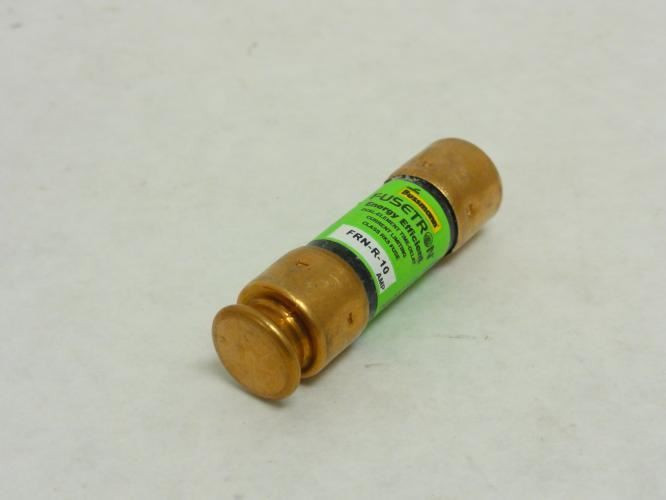 Bussmann FRN-R-10; Fusetron Time Delay Fuse; 10A; 250VAC