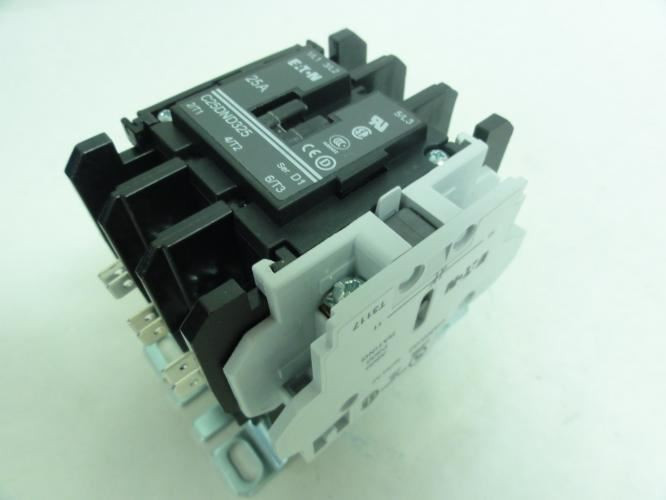 Eaton C25DND325BB-GL; Contactor 25A; 600V; 3P; Coil: 240VAC