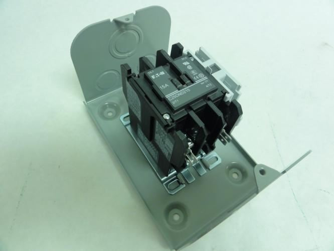 Eaton C25DGD215AB; Contactor 15A; 600V; 2P; Coil: 120VAC