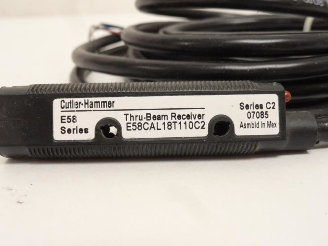 Cutler-Hammer E58CAL18T110C2; Photo Sensor; 10-30VDC; 3m Wire