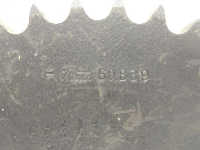 Martin 60B39-1; Sprocket # 60; 39Teeth; 1"ID; No Key Way