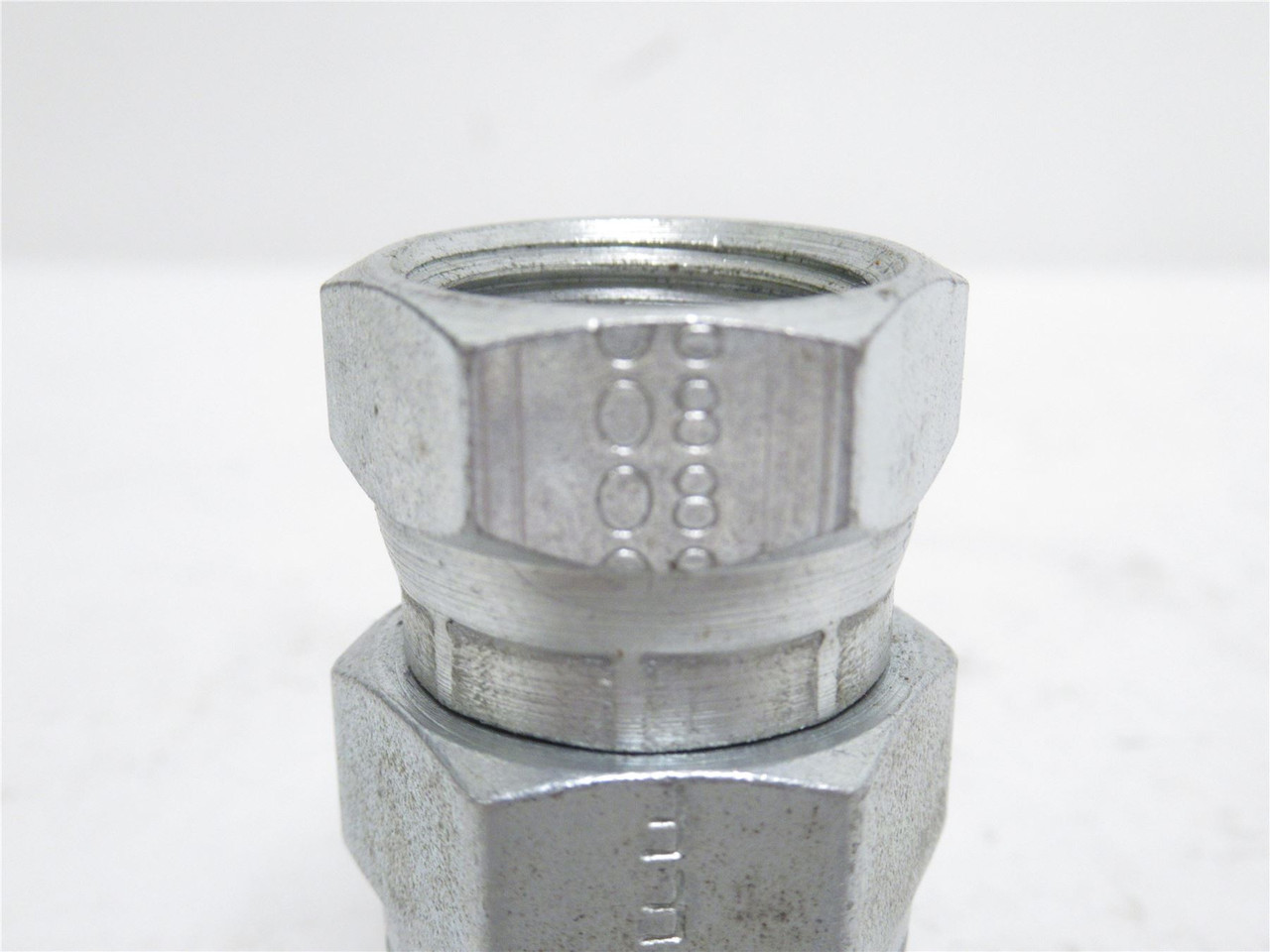 Eaton 9205X8X12; Straight Steel Adaptor; 1/2MNPT x FNPT