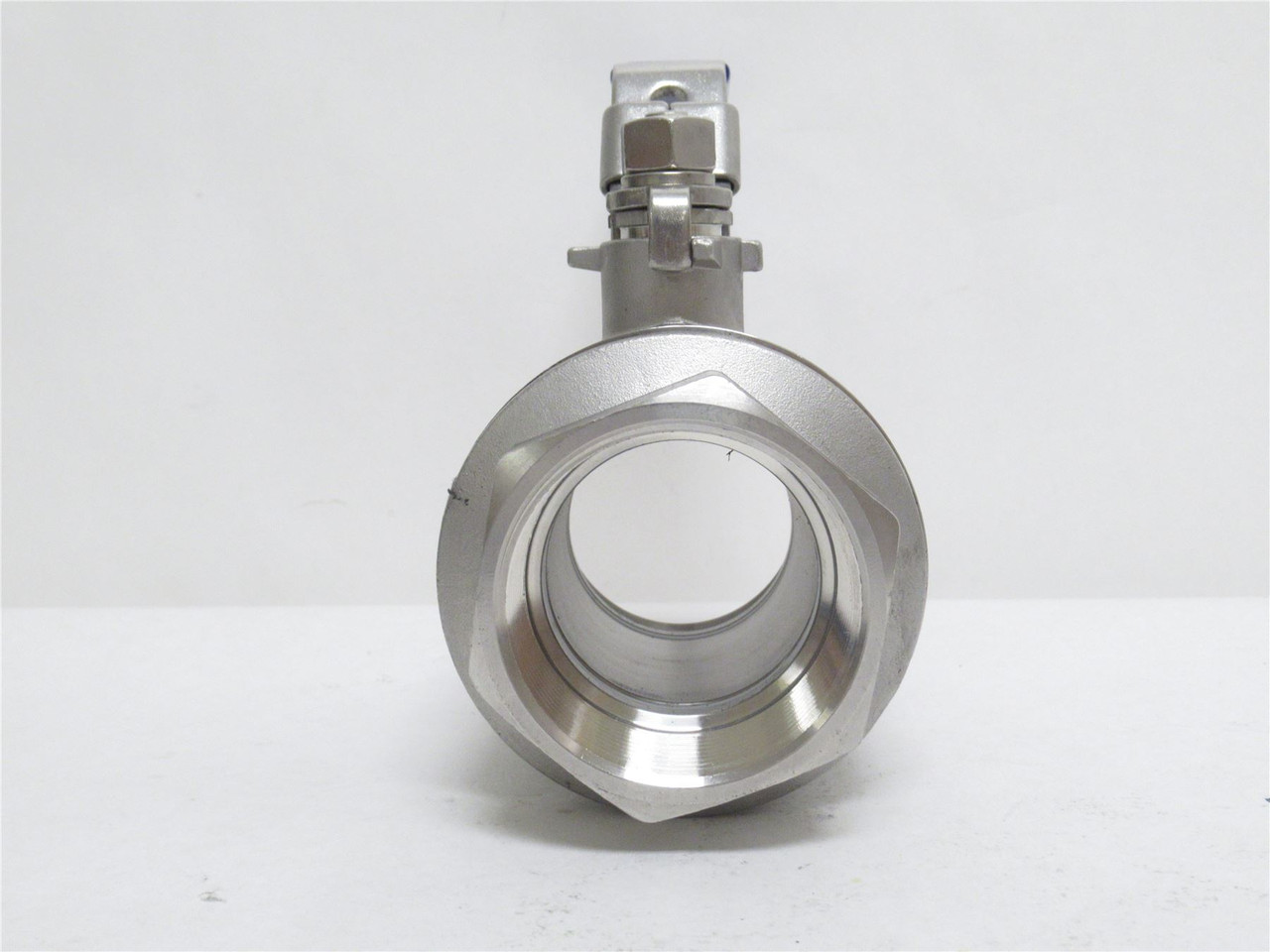 MFG- VBS02-200; Inline Ball Valve; SS; 2NPT; 1000WOG