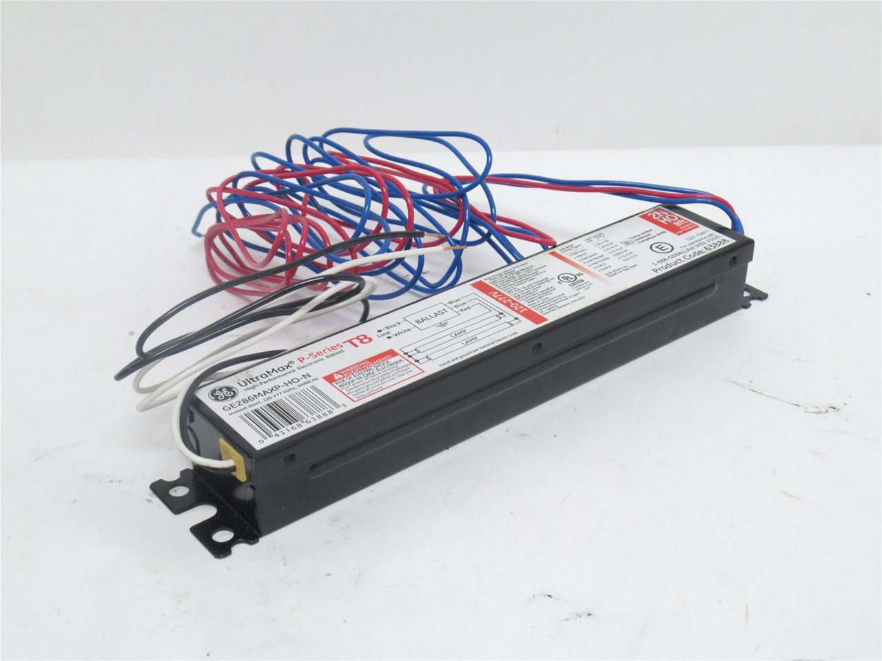 GE GE286MAXP-HO-N; T8 Instant Start Linear Fluorescent Ballast
