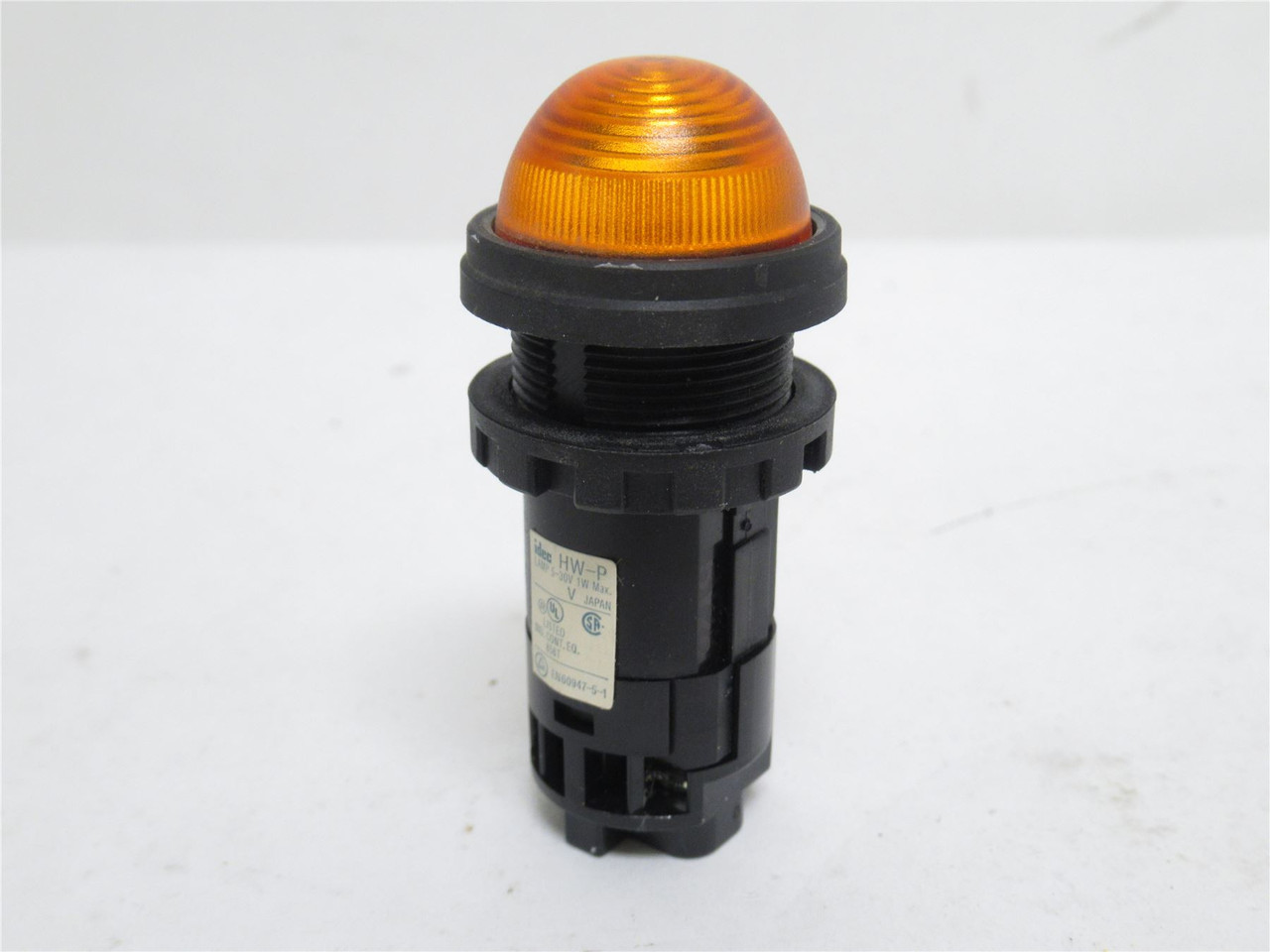 Idec HW1P-2FQD-A-24V; LED Panel Indicator; Amber; 24VDC; 1W