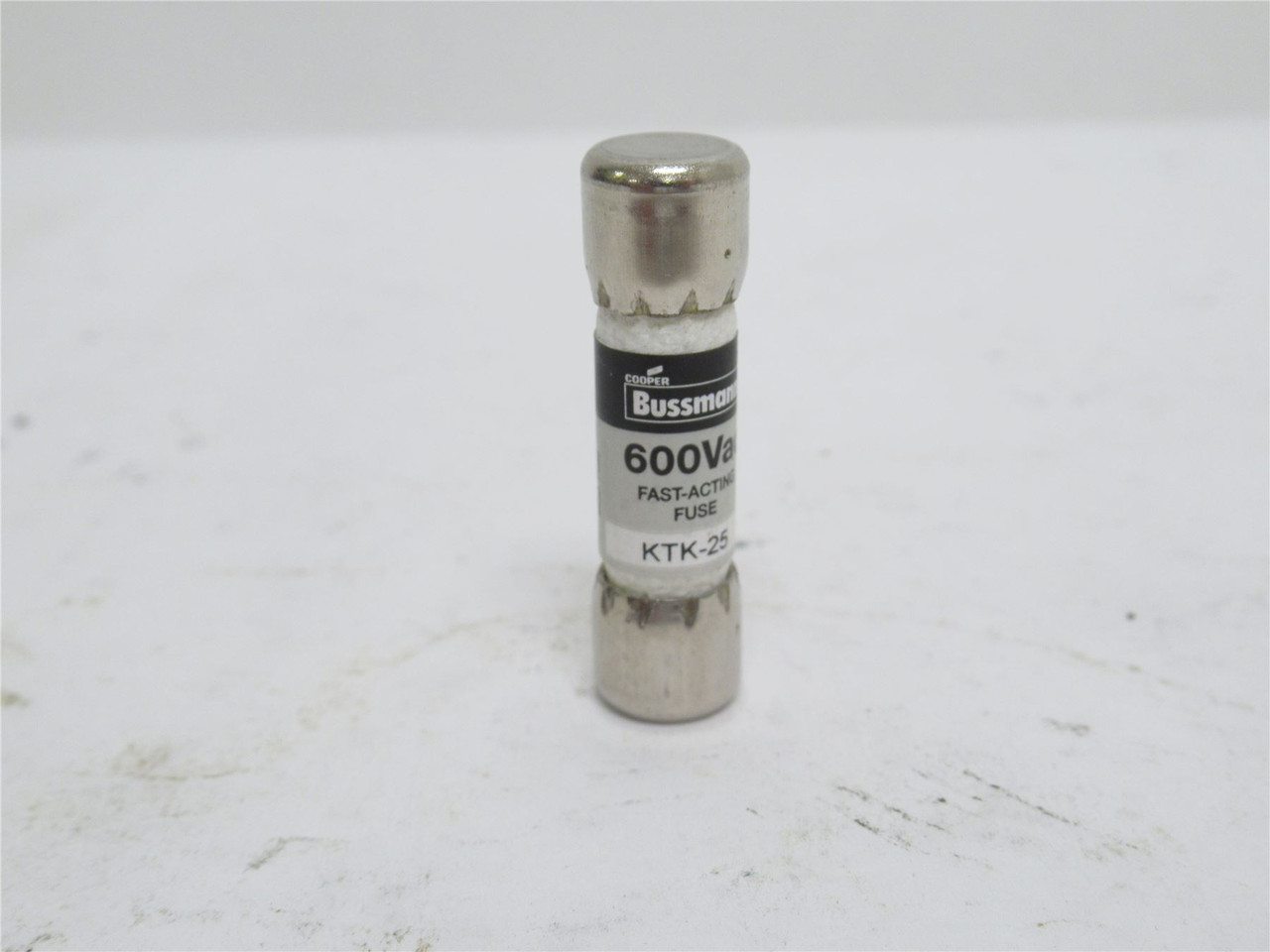Bussmann KTK-25; Fast Acting Fuse; 25A; 600VAC