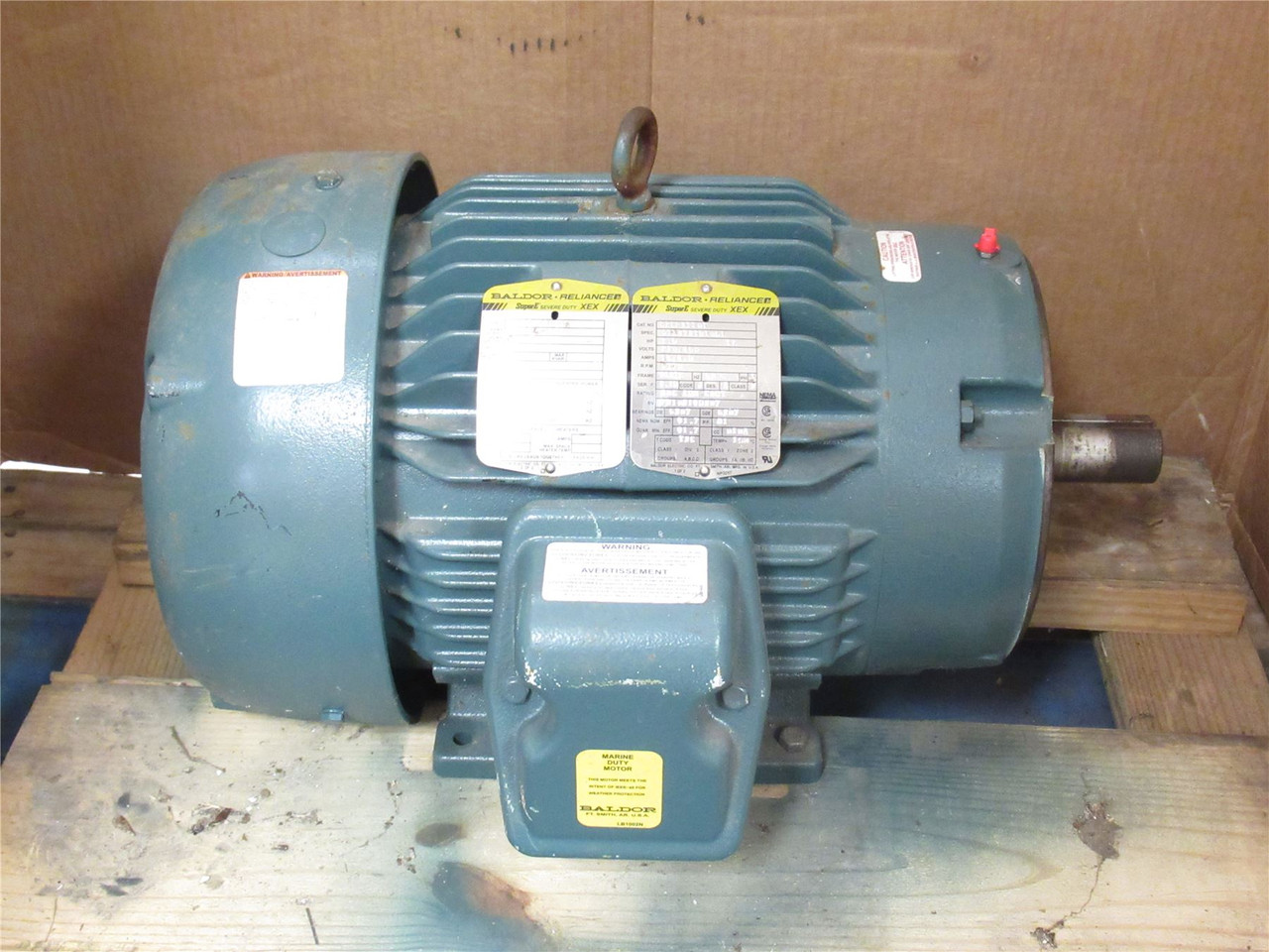 Baldor CECP3770T; AC Motor 7.5HP; 230/460V; 1765RPM; 3Ph; 60Hz