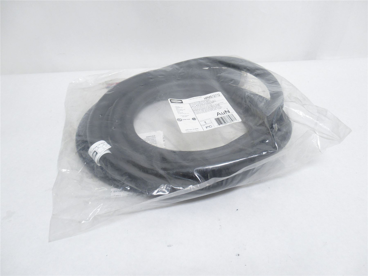 Hubbell HPMS12112; Straight Plug; Male; 12 Pole; 12' Long