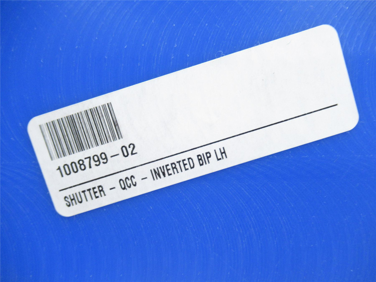 Ross Industries 1008799-02; Inverted Shutter; QCC; Left; Blue