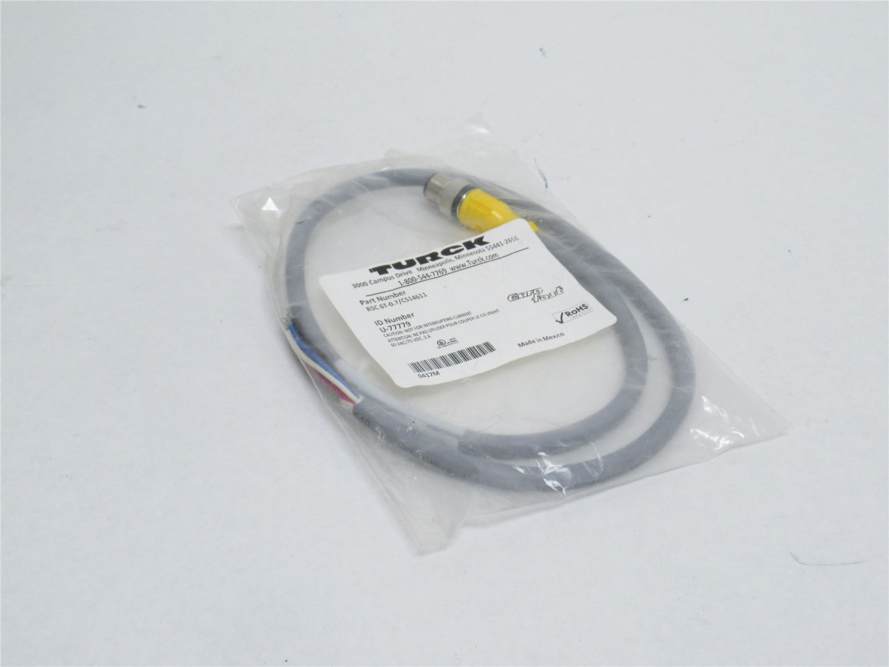 Turck RSC 6T-0.7; Connector Cable U-77779; 6-Pin