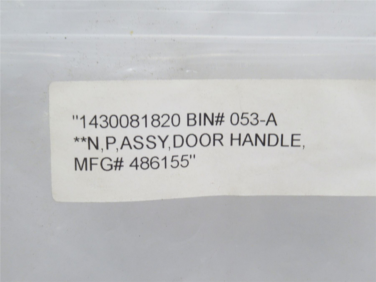 Marel 486155; Door Handle Assembly